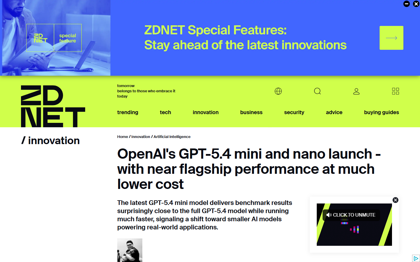 ZDNET GPT-5.4 mini and nano coverage